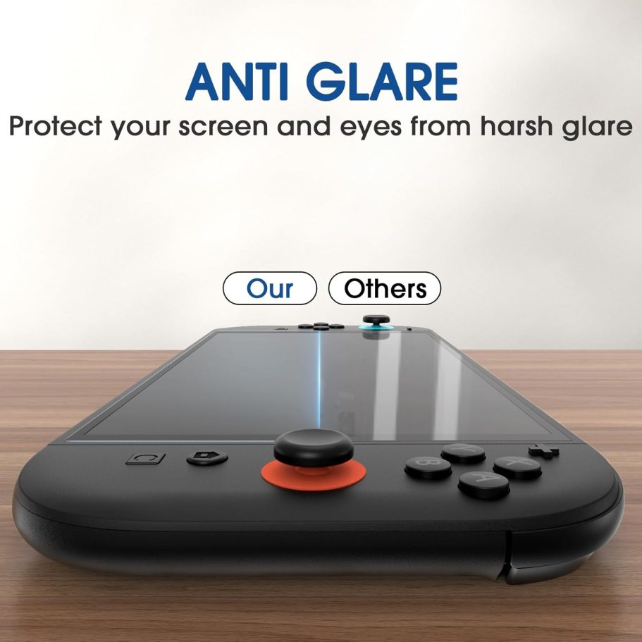 amFilm Auto-Alignment OneTouch for Nintendo Switch 2 Matte Finish Screen Protector 2025, Tempered Glass, 30 Seconds Installation, Bubble Free, Anti Glare, Touch Sensitive, Anti Fingerprint [2 Pack] - Image 3