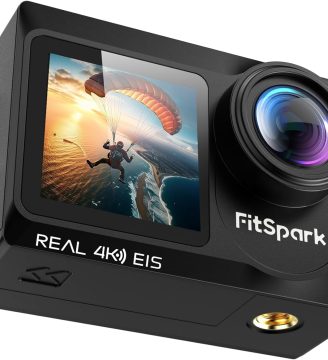 Eagle i15 ProMax Real 4k30FPS 20MP WiFi Action Camera Touch Screen EIS Stabilization Dual Screens Underwater Waterproof Sports Camera, 2 Batteries, Dock, External Microphone, Accessories Kit